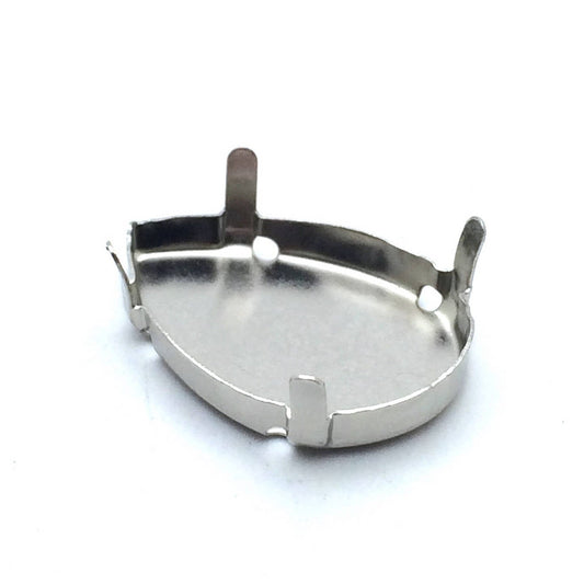 x5 Sertissures à Griffes en Laiton – Platine – 18x25 mm