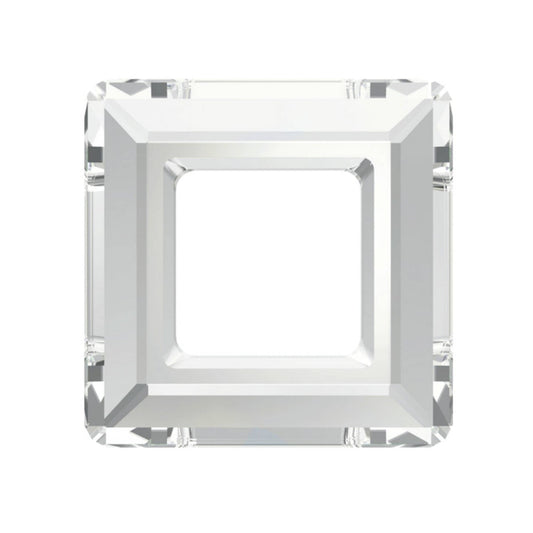 Pendentif Carré Évidé Swarovski Elements – 20 mm – Couleur Crystal