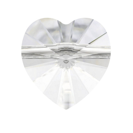 Perle Cœur Swarovski Elements – 14 mm – Crystal