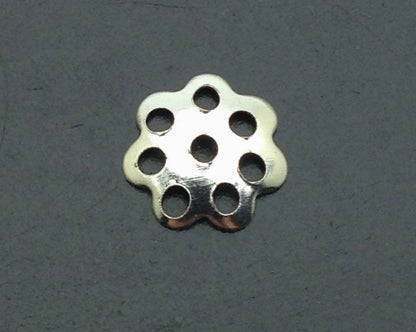50 Coupelles Filigranées 6 mm - couleur au choix