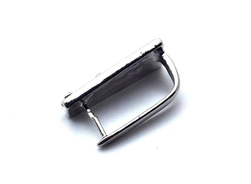 x1 bélière à 1 niveau strassée, 17x8mm