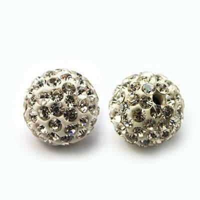 x5 Perles Strass en Argile Polymère – 10 mm