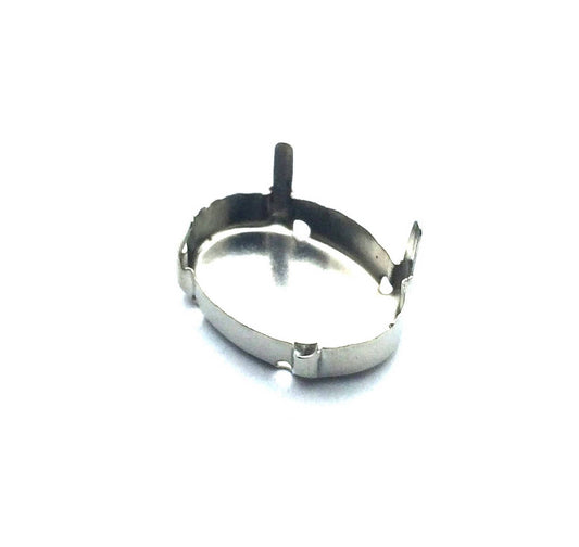 x5 Sertissures à griffes ovales en laiton – 13x18 mm