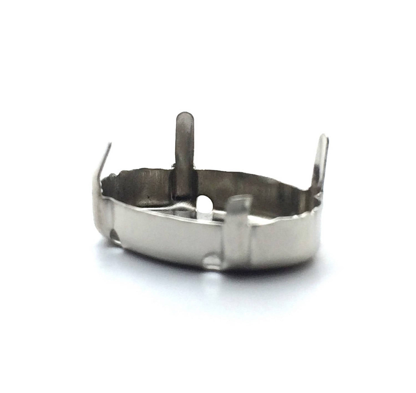 x5 Sertissures à griffes ovales en laiton – 13x18 mm