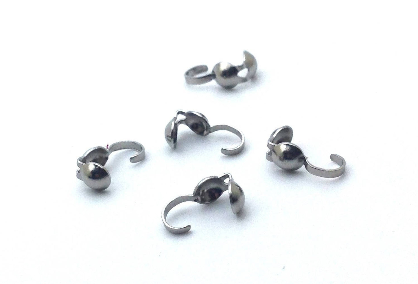x10 Cache-nœuds en Acier Inoxydable 8,5x4mm extérieur