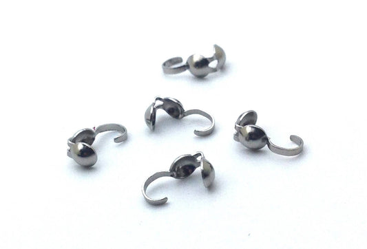 x10 Cache-nœuds en Acier Inoxydable 8,5x4mm extérieur