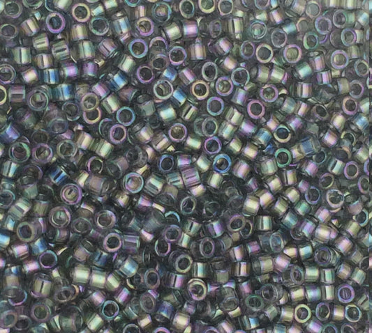 8g perles Miyuki Delicas 11/0 Grey Iris: DB107