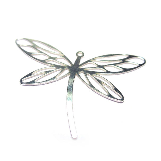 x1 Breloque Libellule en Argent 925 – 20 ou 30 mm