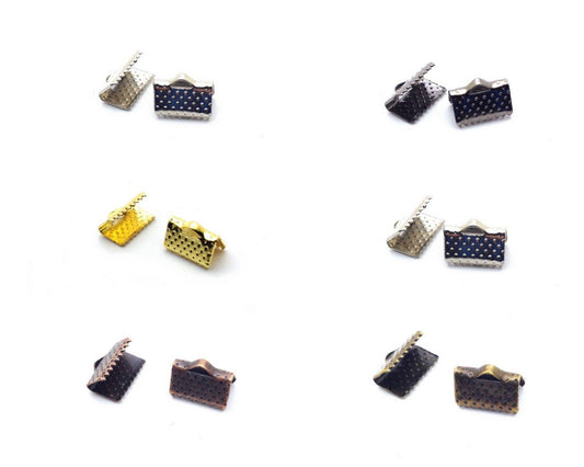 x10 Pinces Ruban – 10 mm – Couleurs au choix