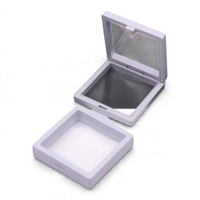 Boîte de présentation et de rangement transparente – 9 × 9 cm